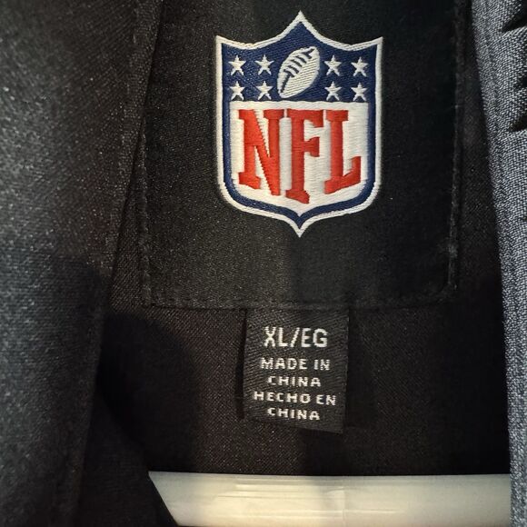 Carolina Panthers 3 Layer Soft Shell Jacket Mens Extra Large Black Full Zip New - Picture 9 of 14